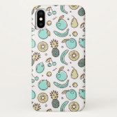 Summery Line Trekking van het fruitpatroon Case-Mate iPhone Case (Achterkant)