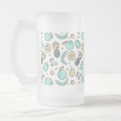 Summery Line Trekking van het fruitpatroon Matglas Bierpul (Links)