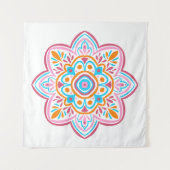 Summery mandala wandkleed (Voorkant (horizontaal))