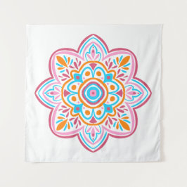 Summery mandala wandkleed