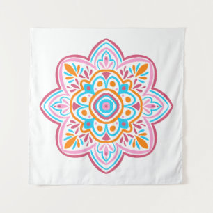 Summery mandala wandkleed