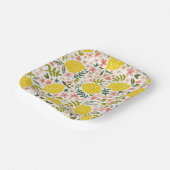 Summery roze limonade ventilator papieren bordje (Gebogen)