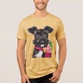 Summery Schnauzer Tri-Blend Shirt (Voorkant)