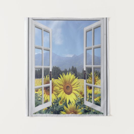 Summery Sunflower Wall Hanging Wandkleed (Voorkant)