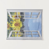 Summery Sunflower Wall Hanging Wandkleed (Voorkant (horizontaal))