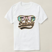 Summery Sunglass T shirt Design (Design voorkant)
