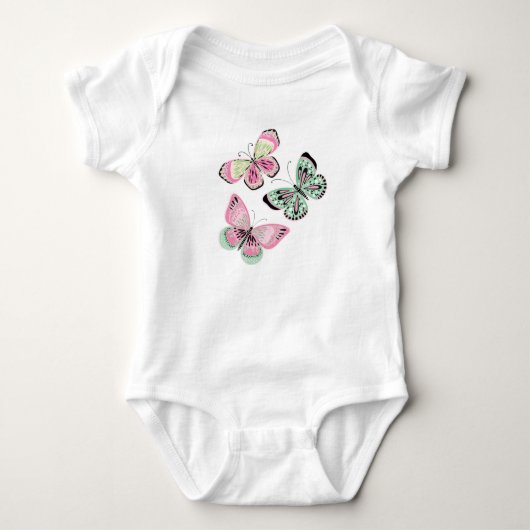 Summery Sweet Butterflies Romper (Voorkant)