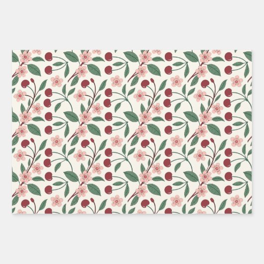 Summery Wrapping Paper Sheets (Voorkant)