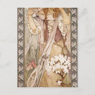 Summiere Alfonse Marie Mucha (Tsjechoslowaaks, 186 Briefkaart