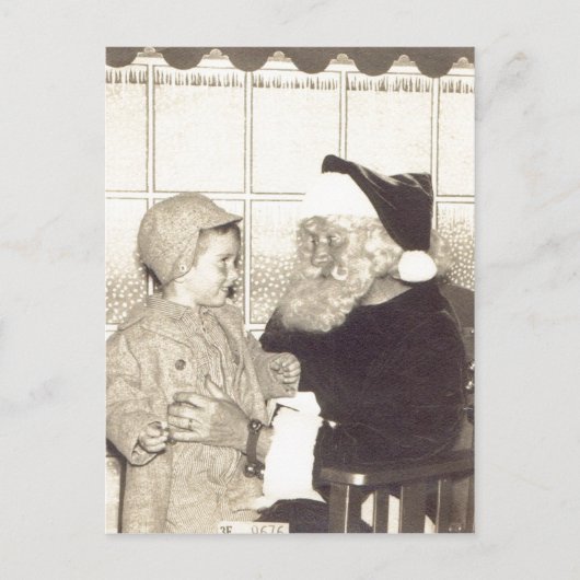 Summiere Circa 1956 van de Kerstman van het Feestdagenkaart (Voorkant)