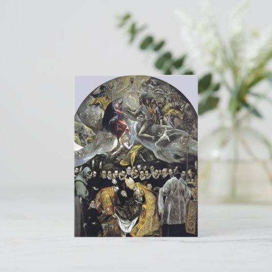 Summiere El Greco - De begrafenis van de graaf Org Briefkaart (Staand voorkant)