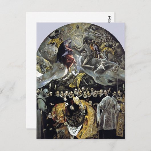 Summiere El Greco - De begrafenis van de graaf Org Briefkaart (Voorkant / Achterkant)