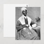 Summiere kaart bij bezoek van Sojourner Truth , 18 (Voorkant / Achterkant)
