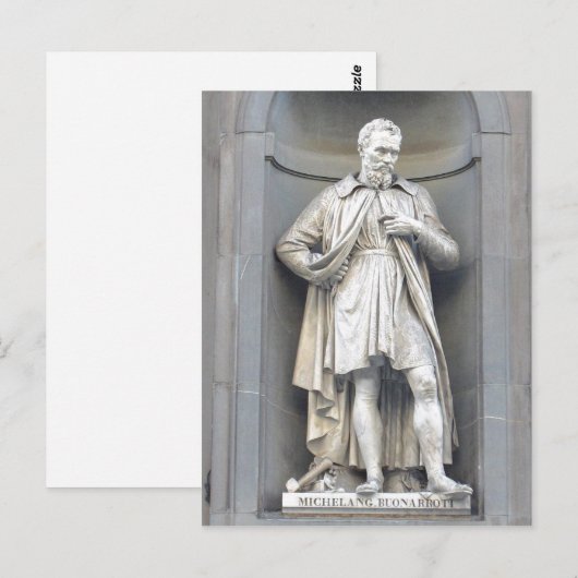 Summiere Michelangelo (volledige naam Michelangelo Briefkaart (Voorkant / Achterkant)