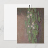Summiere monet, dichtslibben van waterlelie, één v briefkaart (Voorkant / Achterkant)
