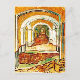 Summiere Vincent van Gogh - Corridor in het asiel  Briefkaart