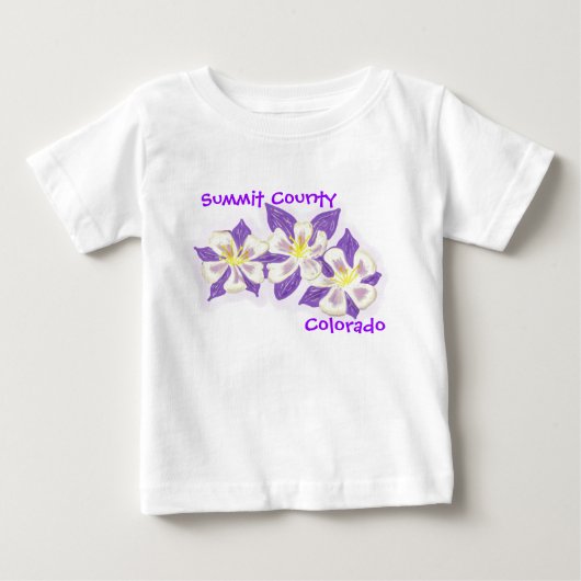 Summit County baby columbine shirt (Voorkant)