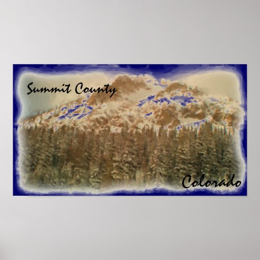Summit County Colorado poster (Voorkant)