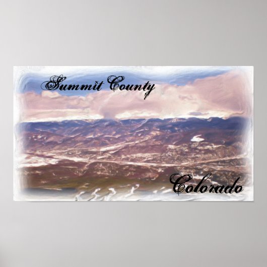 Summit County Colorado poster (Voorkant)