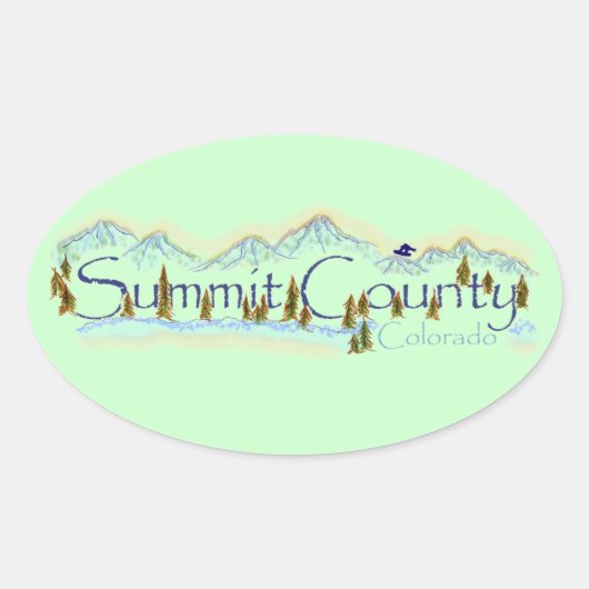 Summit County Colorado sticker (Voorkant)