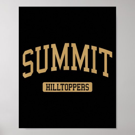 Summit High School Hs Summit Nj Varsity Srts  Poster (Voorkant)