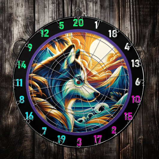 Summit Husky Wilderness Wall accent Dartbord