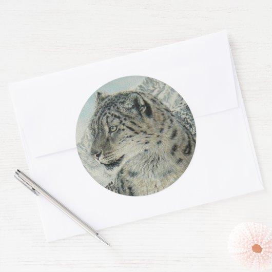 Summit King Snow Leopard sticker (Envelop)