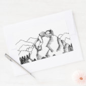 Summit of Love Sticker - Zwart-wit (Envelop)