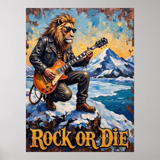 Summit Serenade: De koude riffs van de leeuw Poster (Voorkant)