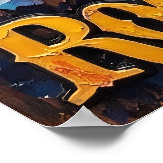 Summit Serenade: De koude riffs van de leeuw Poster (Hoek)