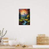 Summit Serenade, Sunset's Dance Poster (Keuken)