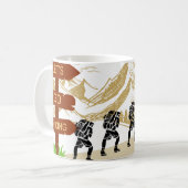 Summit Sipper Adventure Awaits with Our Hiking Mug Koffiemok (Voorkant links)