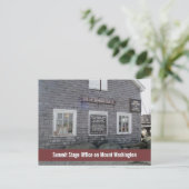 Summit Stage Office Mount Washington Photographic Briefkaart (Staand voorkant)