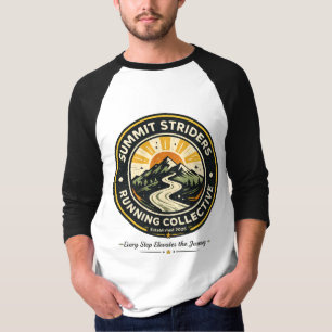 Summit Striders Vintage Trail Running Badge T-shir T-shirt