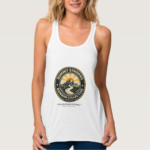 Summit Striders Vintage Trail Running Badge T-shir Tanktop