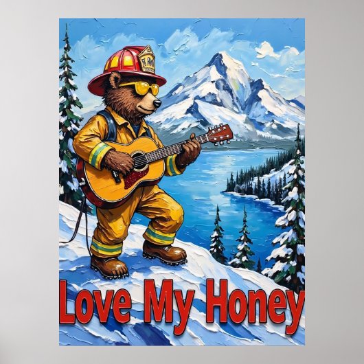 Summit Strums: Honey High Note van het Beer Poster (Voorkant)