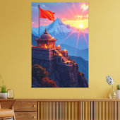 Summit Temple Canvas Afdruk (Insitu (Woonkamer))