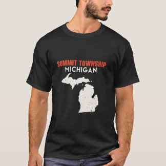 Summit township Michigan Verenigde Staten Reizen T-shirt