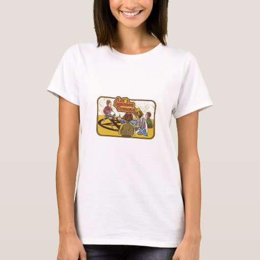 Summon Demons Retro Horror T-shirt (Voorkant)