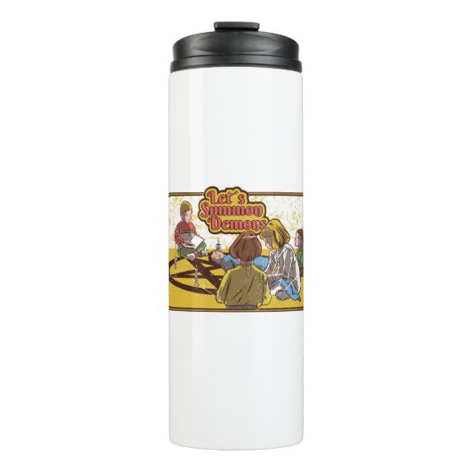 Summon Demons Retro  Horror Thermosbeker (Voorkant)