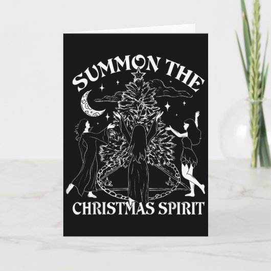 Summon The Christmas Srit - Spread Holiday Magic Kaart (Voorkant)