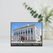 Sumner County Courthouse - Gallatin, TN Briefkaart (Staand voorkant)