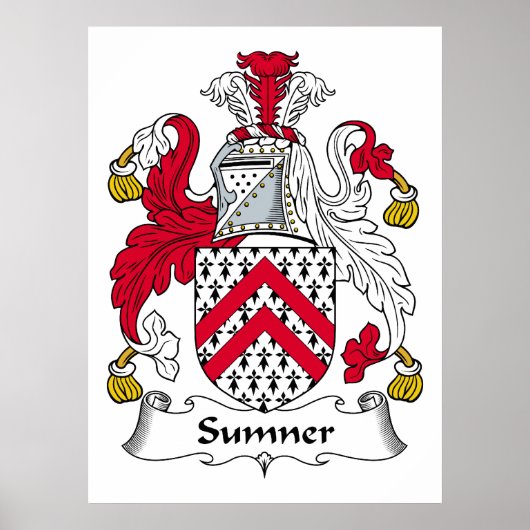 Sumner Family Crest Poster (Voorkant)