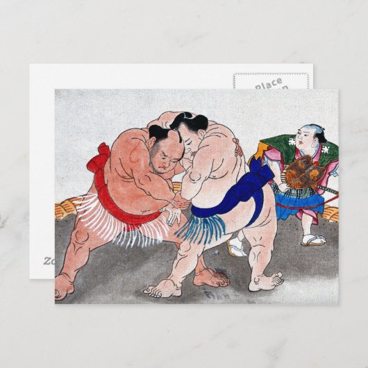 Sumo Briefkaart (Voorkant / Achterkant)