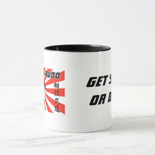 Sumo-Budo Japanse Kunst Mok (Midden)