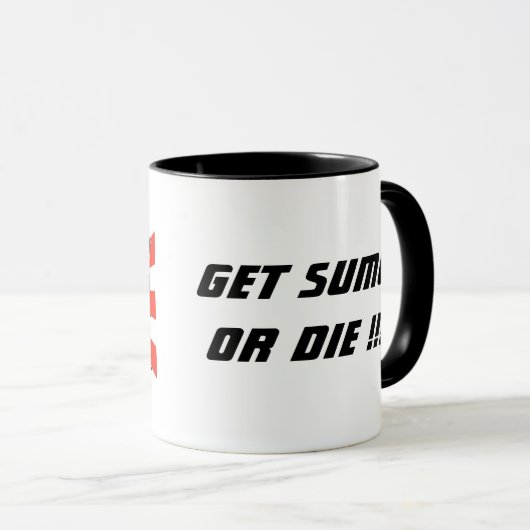 Sumo-Budo Japanse Kunst Mok (Voorkant rechts)