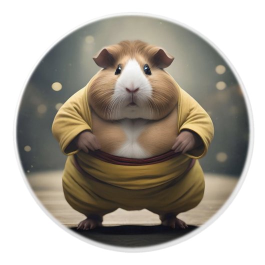 Sumo Cavia, Keramische Knop (Voorkant)