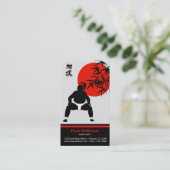 Sumo coach visitekaartje (Staand voorkant)