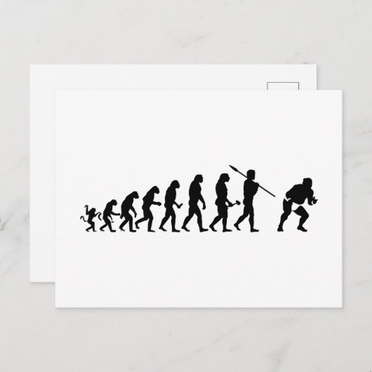 Sumo Evolutionstheorie des Kampf Briefkaart (Voorkant / Achterkant)