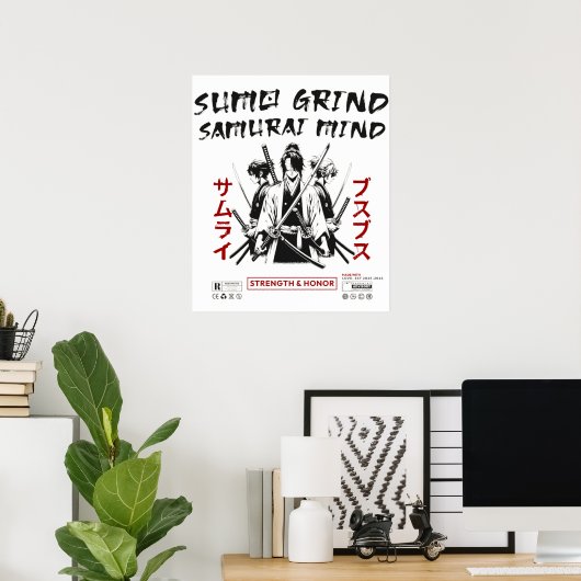 Sumo Grind Samurai Grind Poster (Thuiskantoor)